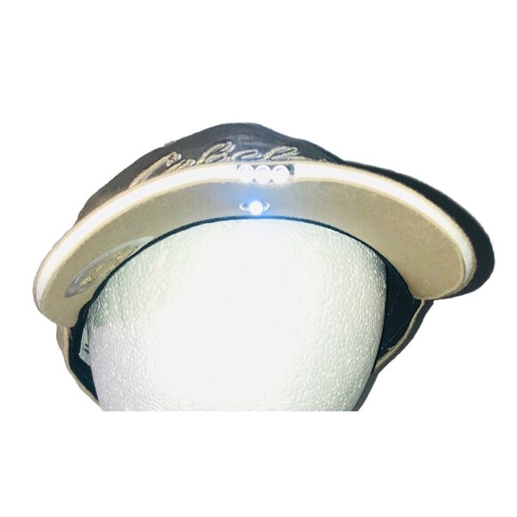 Cabela's High Beam Beige Under + Front LEDS, Lighted  Men's adjustable Cap -OSFM - Picture 4 of 11